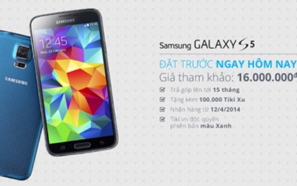 Mừng sinh nhật Tiki.vn mua Galaxy S5