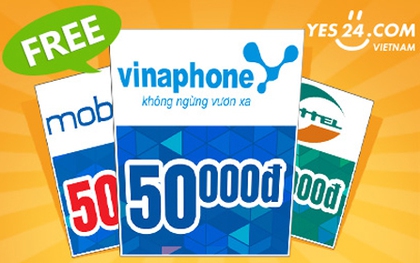 Lướt Yes24 mobile, nhận ngay card điện thoại miễn phí