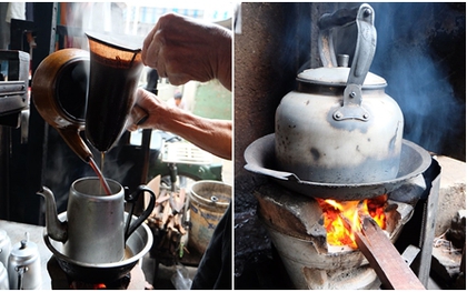 Cà phê vợt cực ngon, giá chỉ 4.000 đồng/ly hút khách ở Sài Gòn