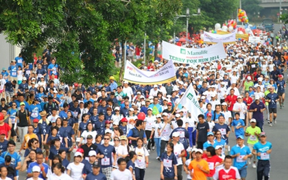 Hàng nghìn người tham gia hoạt động chạy bộ Terry Fox tại TP.HCM