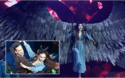 BNHV: "Maleficent" Lan Ngọc "gây choáng váng" với đôi cánh 6 mét