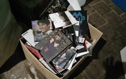 Fan bức xúc vì phát hiện loạt album Kpop trong thùng rác đài MBC