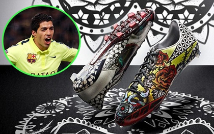 Ngất ngây với đôi giày thi đấu cực chất của Luis Suarez