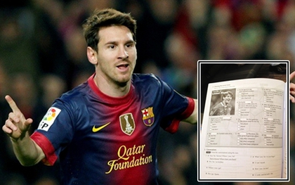 Messi có tên trong từ điển và sách giáo khoa