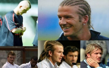 Chiêm ngưỡng "vòng đời" mái tóc của Beckham qua... 1 tấm hình