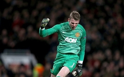 Xem lại “cú đúp” cản phá xuất thần của thủ thành David De Gea