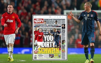 Bayern Munich cấm cửa báo chí Anh vì sỉ nhục Schweinsteiger 