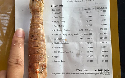 Một nhà hàng ở Đà Nẵng bị tố "chặt chém" 7 khách ăn trưa với hóa đơn hơn 4,5 triệu đồng