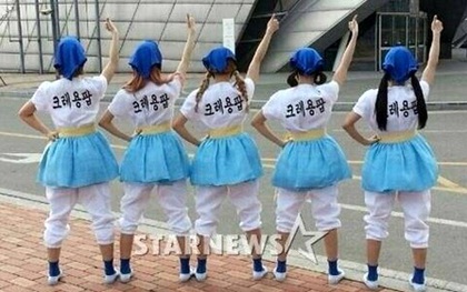 Crayon Pop gây sốt với hình tượng Hanbok... xì-tin