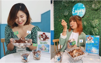 MXH đang rần rần bắt trend “mukbang” sữa chua với món topping “quốc dân”, loạt food blogger đình đám cũng “đu trend” nhộn nhịp như trẩy hội