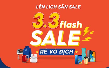 3.3 giờ G sắp điểm, cùng hóng Shopee bật mí giá sốc từ loạt deal siêu sale