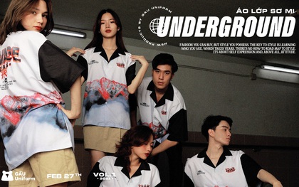 GẤU Uniform: Phá cách trong BST áo lớp sơ mi hoàn toàn mới - Underground