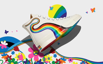 Trải nghiệm con đường màu sắc đầy hoa dài vô tận của Converse Pride