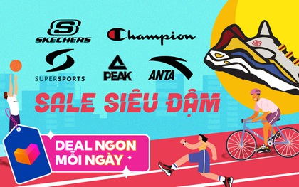 Dân tình đứng ngồi không yên khi loạt siêu phẩm thể thao Fila, Skechers, New Balance, Peak, Anta, Champion... rủ nhau sale đậm, đừng để mình trở thành “người đến sau”!