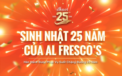 Al Fresco’s kỷ niệm sinh nhật thứ 25 với vô số chương trình cực chất