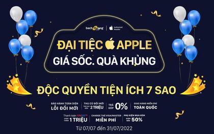 Hệ thống ủy quyền chính hãng Apple - Đại tiệc Apple giá sốc quà khủng - Tiện ích 7 sao