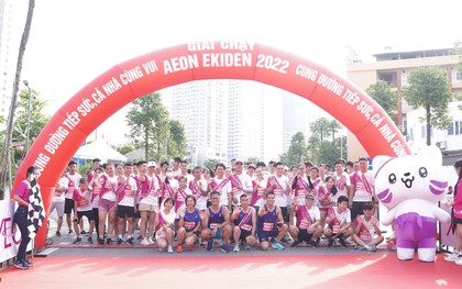 Giới trẻ Thủ đô thích thú check-in ngày hội “AEON Ekiden 2022”