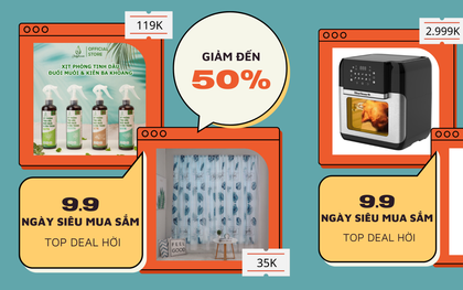 Shopee tung cơn mưa ưu đãi giảm giá, freeship, hoàn xu trong 9.9 Ngày Siêu Mua Sắm