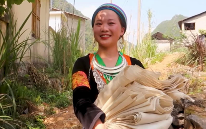 Vàng Thị Dế - Cô gái trẻ và hành trình mang vải lanh truyền thống người Mông ra thế giới