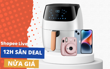 12.12 rồi! Mở Shopee Live ngay để nhập cuộc đua 12 giờ săn deal nửa giá