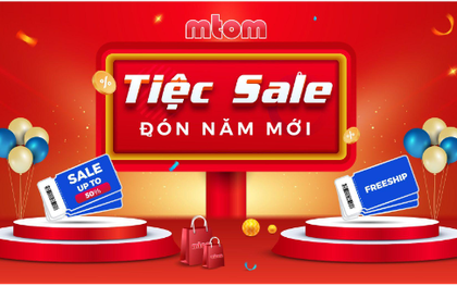 Triệu deal 1K trên sàn TMĐT Shop Thương gia Thị trường (MTOM)