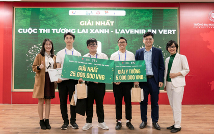Cuộc thi về môi trường dành cho cộng đồng Pháp ngữ với tổng giải thưởng lên đến 125 triệu đồng đã tìm được chủ nhân