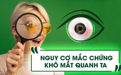 Mắc chứng khô mắt từ những thói quen hằng ngày