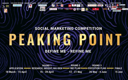 Peaking Point 2023 chính thức mở đơn đăng ký - tiếp tục hành trình tìm kiếm những tài năng Marketing