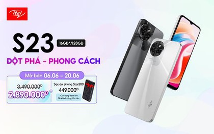 Itel quay trở lại thị trường smartphone với sản phẩm mới S23 có cấu hình mạnh mẽ, thiết kế mặt lưng đổi màu