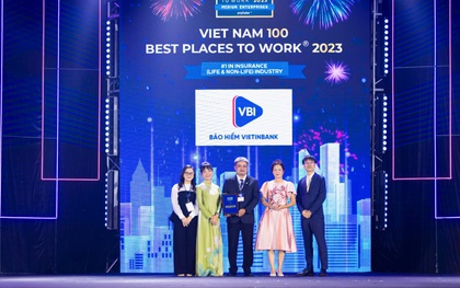 Bảo hiểm VietinBank - VBI bất ngờ lọt Top 1 ngành Bảo hiểm và thứ hạng 8/100 Nơi làm việc tốt nhất Việt Nam