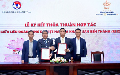 Lễ ký kết thỏa thuận hợp tác giữa Liên Đoàn Bóng Đá Việt Nam và khách sạn Rex Sài Gòn