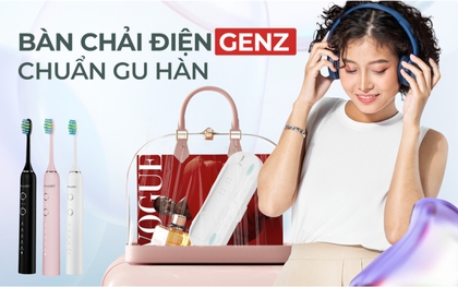 Bàn chải điện "gen Z": 3 màu thời thượng, giá tầm trung, phụ kiện 5 món quá đỉnh!