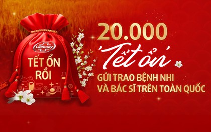 20.000 phần quà "Tết ổn" gửi trao bệnh nhi và bác sĩ trên toàn quốc