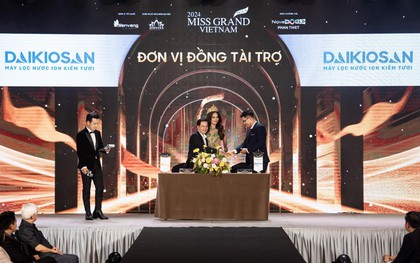 Lọc nước ion kiềm tươi Daikiosan tài trợ Miss Grand VietNam 2024, với khát vọng tôn vinh vẻ đẹp thực chất