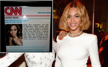 Fan hốt hoảng với tin đồn Beyoncé qua đời sau tai nạn kinh hoàng