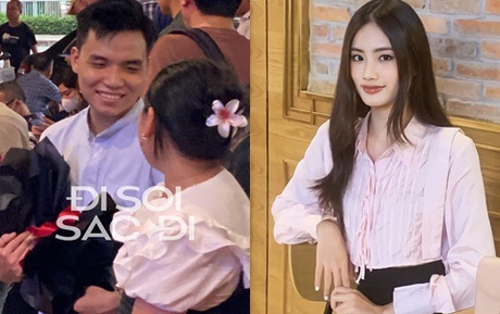 HOT: Hoa hậu Ý Nhi về Việt Nam, bạn trai ôm hoa cùng gia đình đến sân bay đón chào