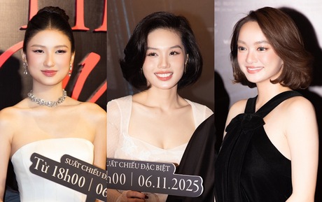 Thảm đỏ hot nhất hôm nay: Kaity Nguyễn - Trâm Anh đẹp sang đỉnh nóc, Nàng Mơ rạng rỡ sánh đôi bên tình tin đồn