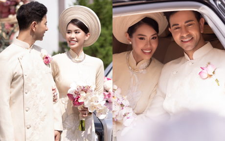 Toàn cảnh đám cưới xa hoa của Tiên Nguyễn: Cô dâu đeo kim cương, ngồi Rolls-Royce về nhà chồng, Hà Tăng và cả gia đình tỷ phú góp mặt!