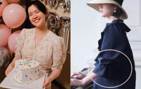 Hải Tú bị khui 3 dấu hiệu bầu bí: Từng ở ẩn 9 tháng, xôn xao nhất là bức ảnh bụng lùm lùm