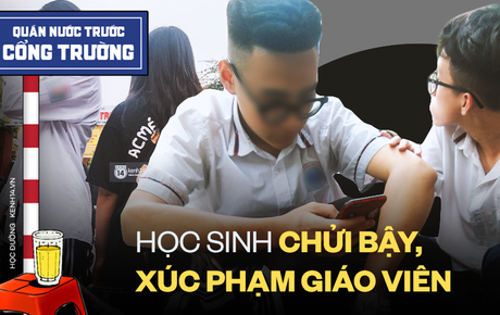 Ảnh, video: Học sinh ở Hà Nội phì phèo thuốc lào, chửi bạn, xúc phạm giáo viên bằng đủ thứ ngôn ngữ tục tĩu