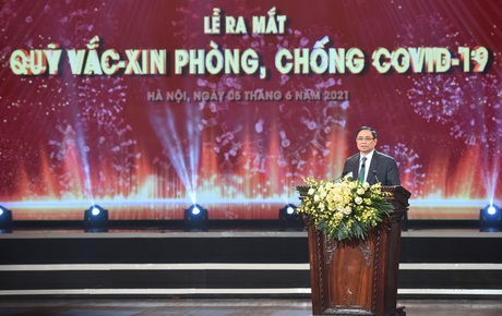 Trực tiếp lễ ra mắt Quỹ vaccine phòng chống COVID-19: Đoàn kết, chung tay đẩy lùi đại dịch