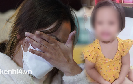 Người nhà bé gái 3 tuổi nghi bị bạo hành ở Hà Nội bật khóc: Bố mẹ mới ly hôn, bé ở với mẹ được 6 - 7 tháng đã phải nhập viện 4 lần