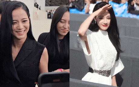 Jisoo đổi mood "nữ thần" lạnh lùng, Địch Lệ Nhiệt Ba xinh đẹp ngút ngàn tại show diễn Dior
