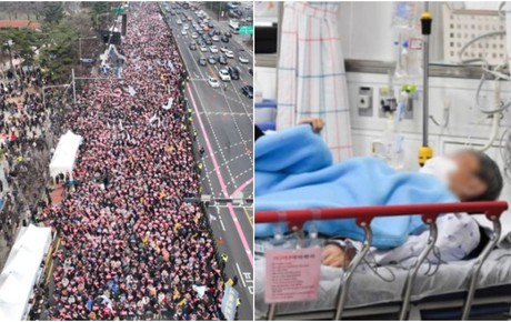 Khủng hoảng y tế Hàn Quốc: 30.000 bác sĩ và người thân xuống đường biểu tình, hơn 100 bệnh nhân phải "cầu cứu" bệnh viện quân đội
