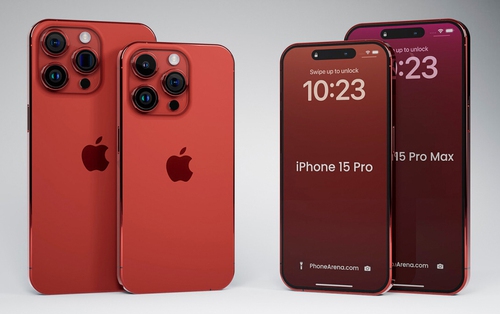 iPhone 15 tuyệt đẹp trong loạt màu sắc mới, lột xác ấn tượng với phiên bản đỏ rượu vang?