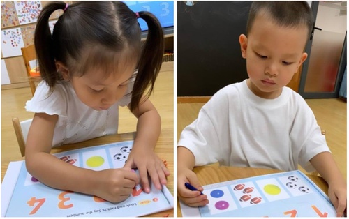 Lisa - Leon nhà Hà Hồ mới 3 tuổi đã cầm bút tô màu cực đỉnh, đặc biệt còn hay &quot;lý sự&quot;
