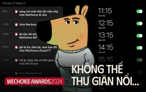 Ngay lúc này: 1 mét vuông gặp 10 cái tút mặn hơn muối biển cày vote cho thần tượng ở WeChoice Awards 2024