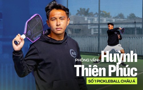 Tới tận sân đấu gặp hotboy 2k vừa chơi 10 tháng đã vô địch Pickleball châu Á, mơ đại diện Việt Nam dự Olympic