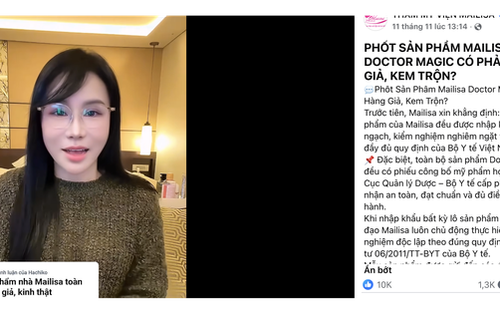 "Soi" 162 mỹ phẩm nhà Mailisa và khuyến cáo từ cơ quan quản lý