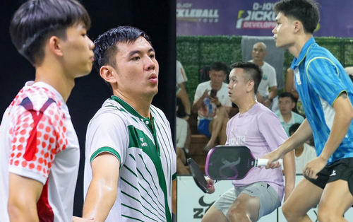 Trận đấu Pickleball được quan tâm nhất: Hoàng Nam - Xuân Đức chiến thắng Linh Giang - Triệu cầu lông